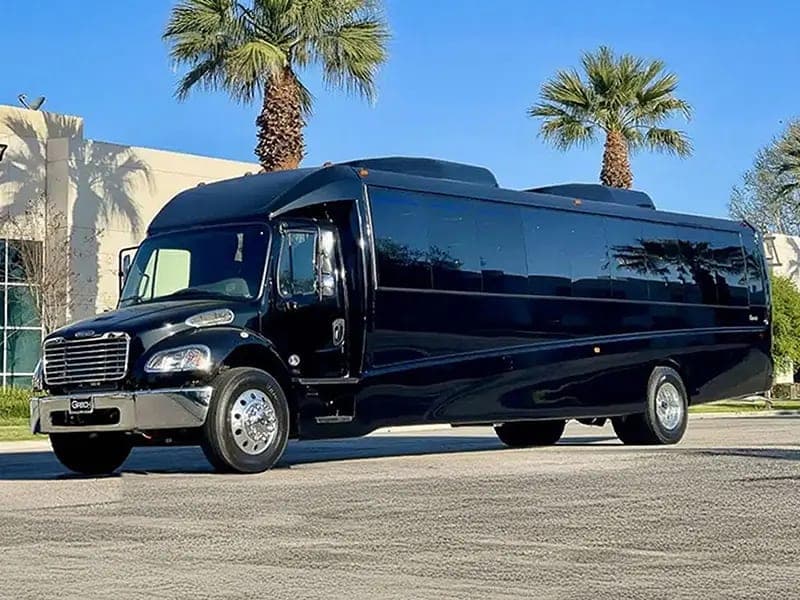 36-passenger minicoach for Miami team & conference shuttles