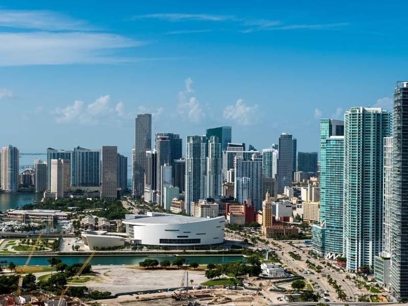 Downtown Miami — Miami group transportation service area