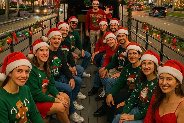 Christmas or NYE party bus in Miami