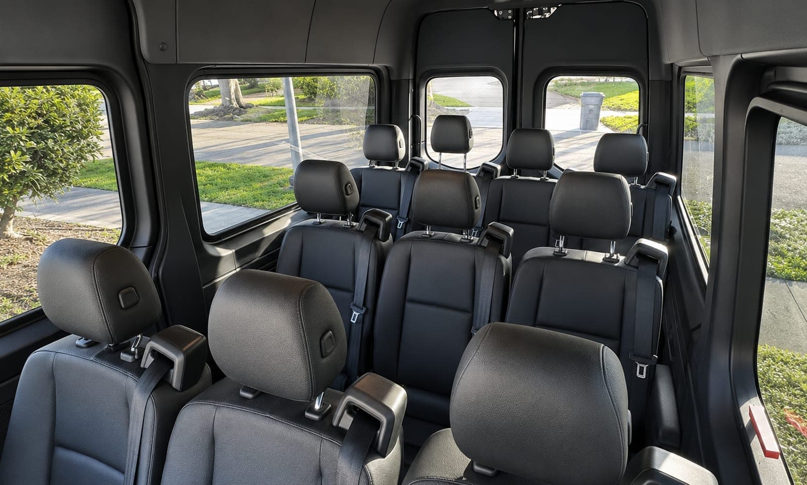 Passenger Sprinter Van — interior seating, Miami