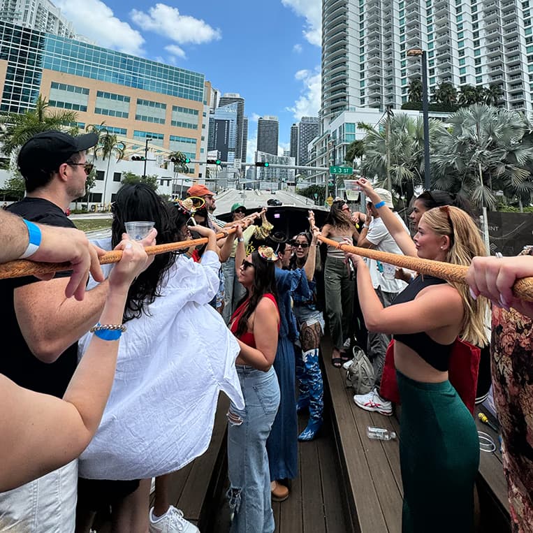 Team Building party bus Miami