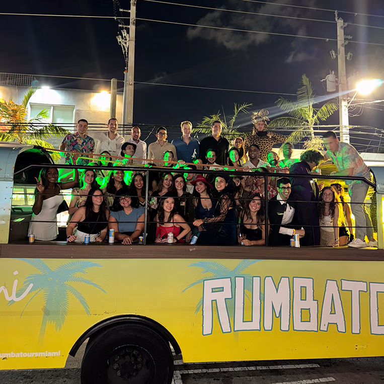 Miami night out party bus