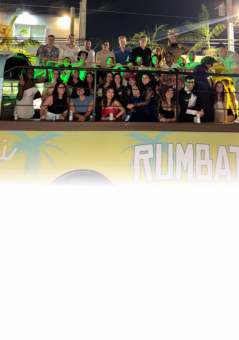 Miami night out party bus