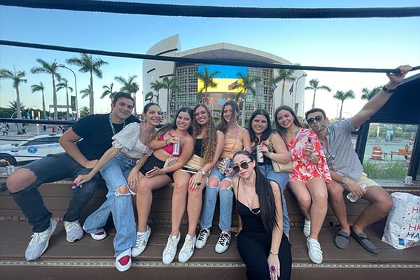 Prom party bus Miami