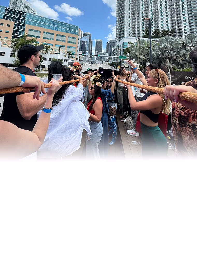 Team building party bus Miami